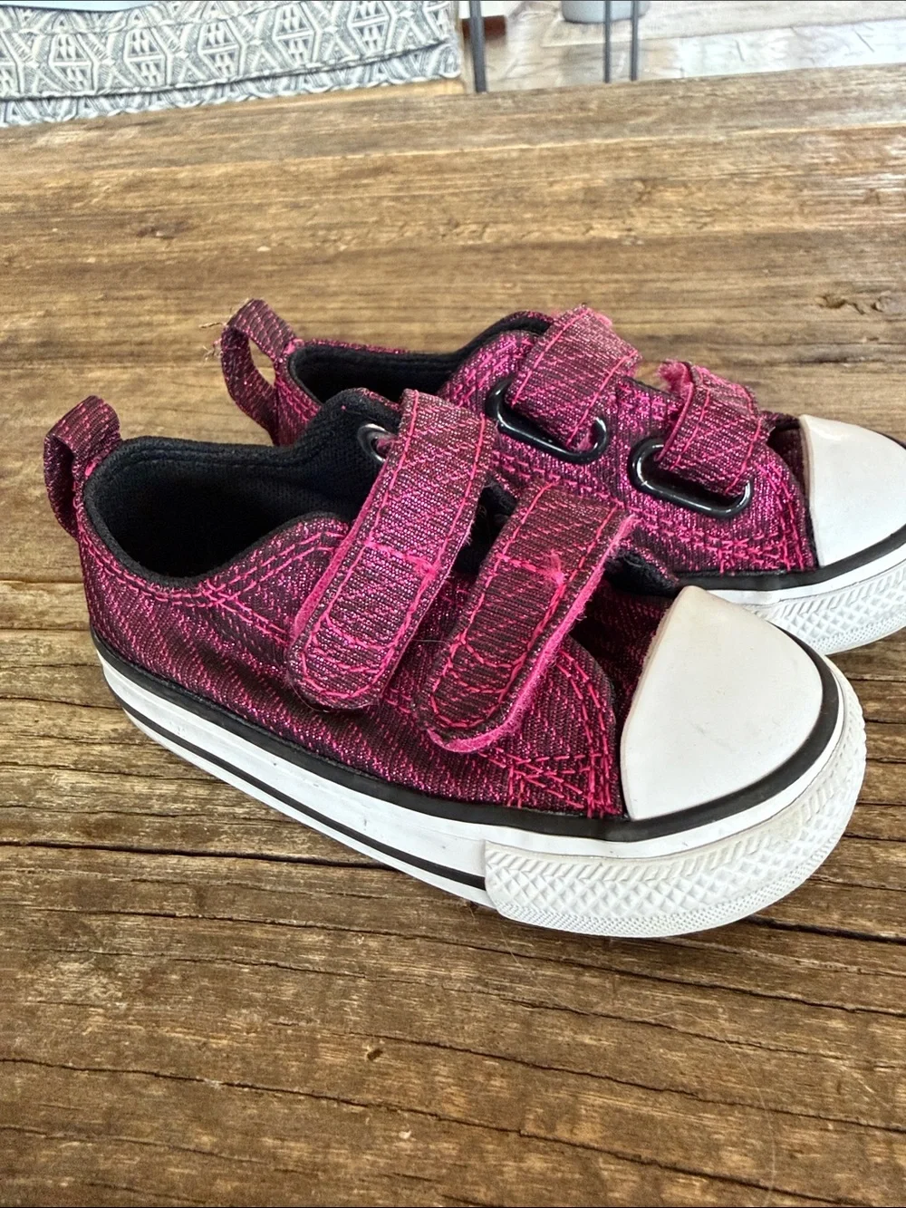 Converse sparkly metallic
